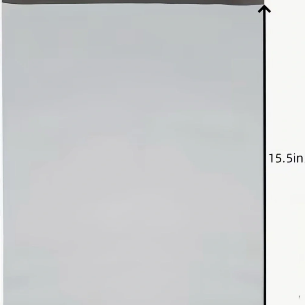 White Poly Mailers. 12” x 15.5” XL
